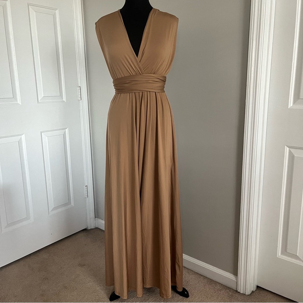 Convertible Formal Wrap Maxi Dress